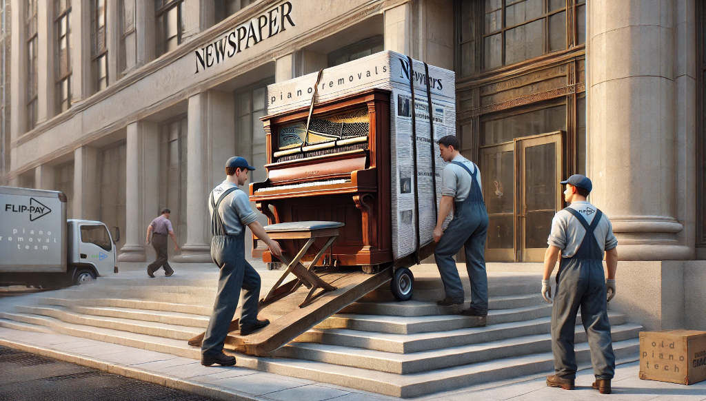 Piano removal team